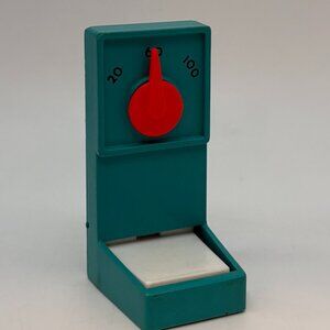 Vintage Fisher-Price Play Family Blue Bathroom Scale